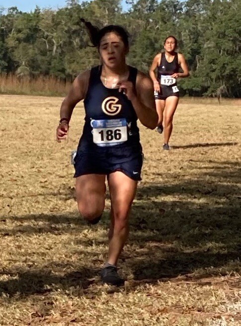 Gaston College's Victoria Perez competes in the 2022 NJCAA national championships in Tallahassee, Fla.
