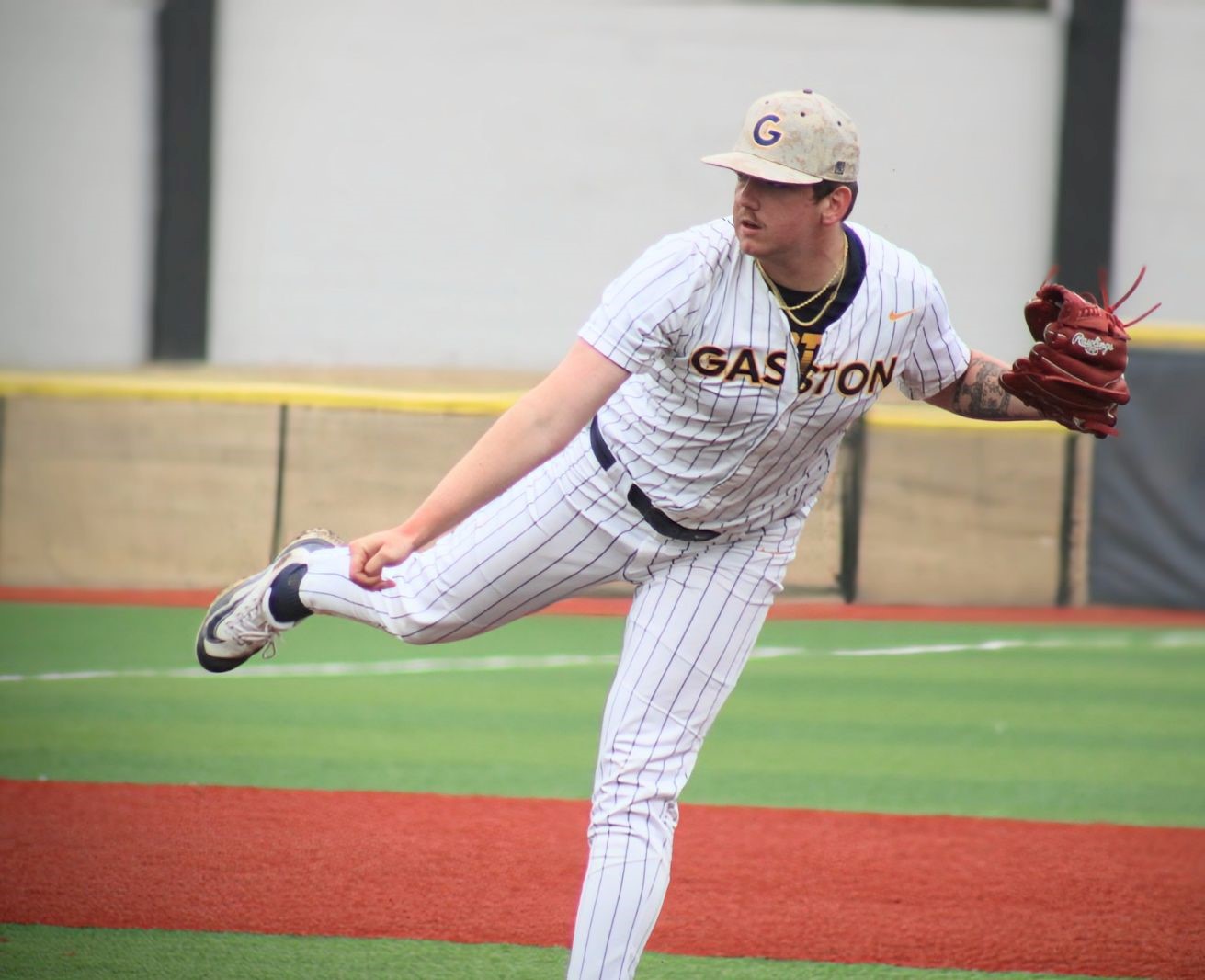 Gaston College pitcher Connor Frail, who just committed to play for College of Charleston, will compete in the fall's season-ending Rhinos World Series on Wednesday, Thursday and Friday this week.